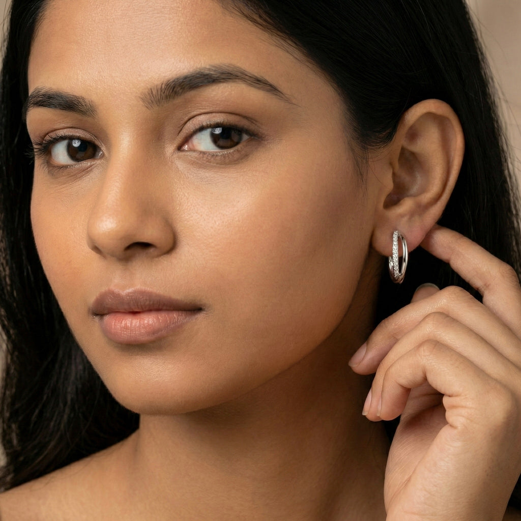 Moonlit Curl Earrings