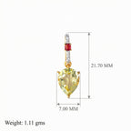 Golden Radiance: Lemon & Pink Quartz Pendant