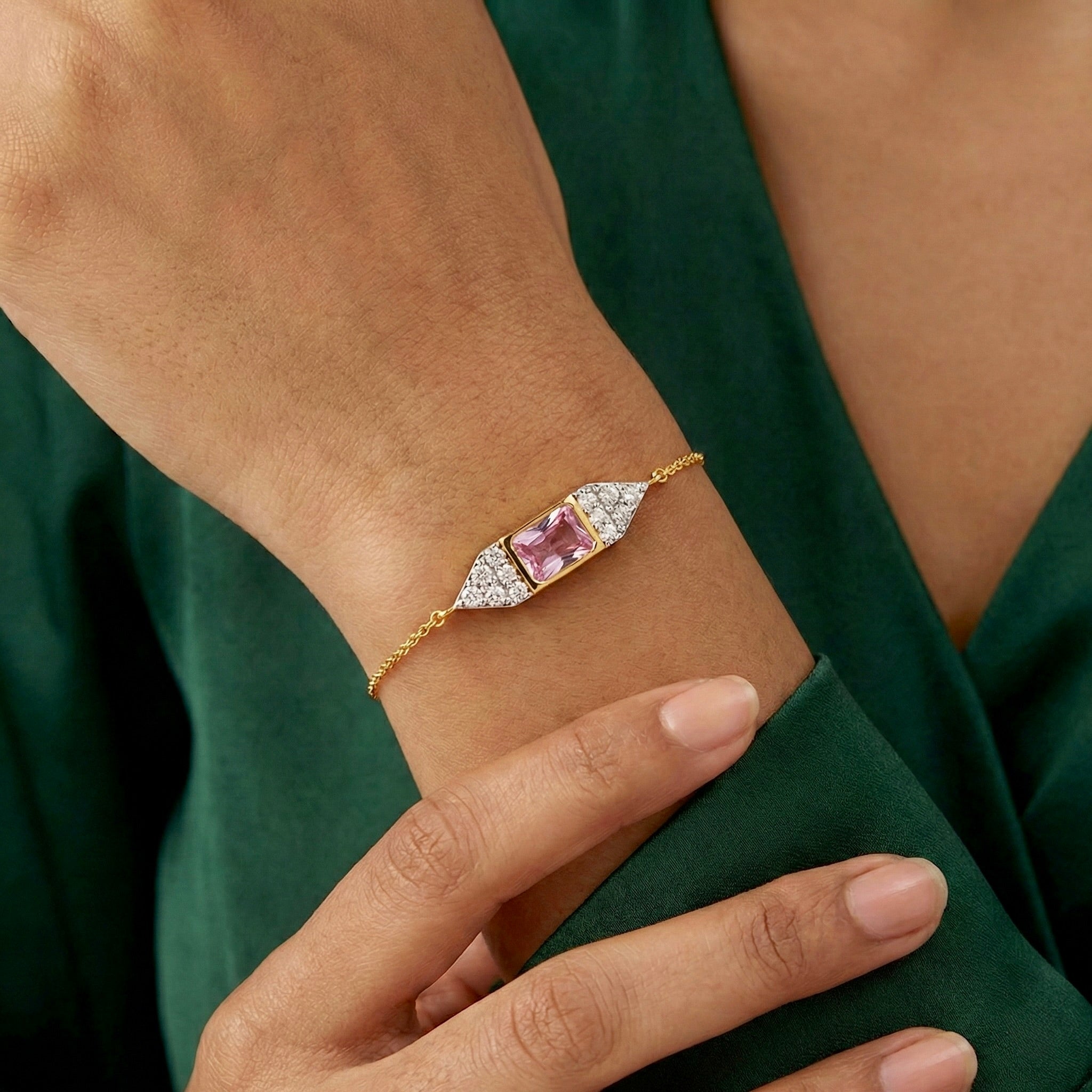 Blushing Rose Elegance Bracelet