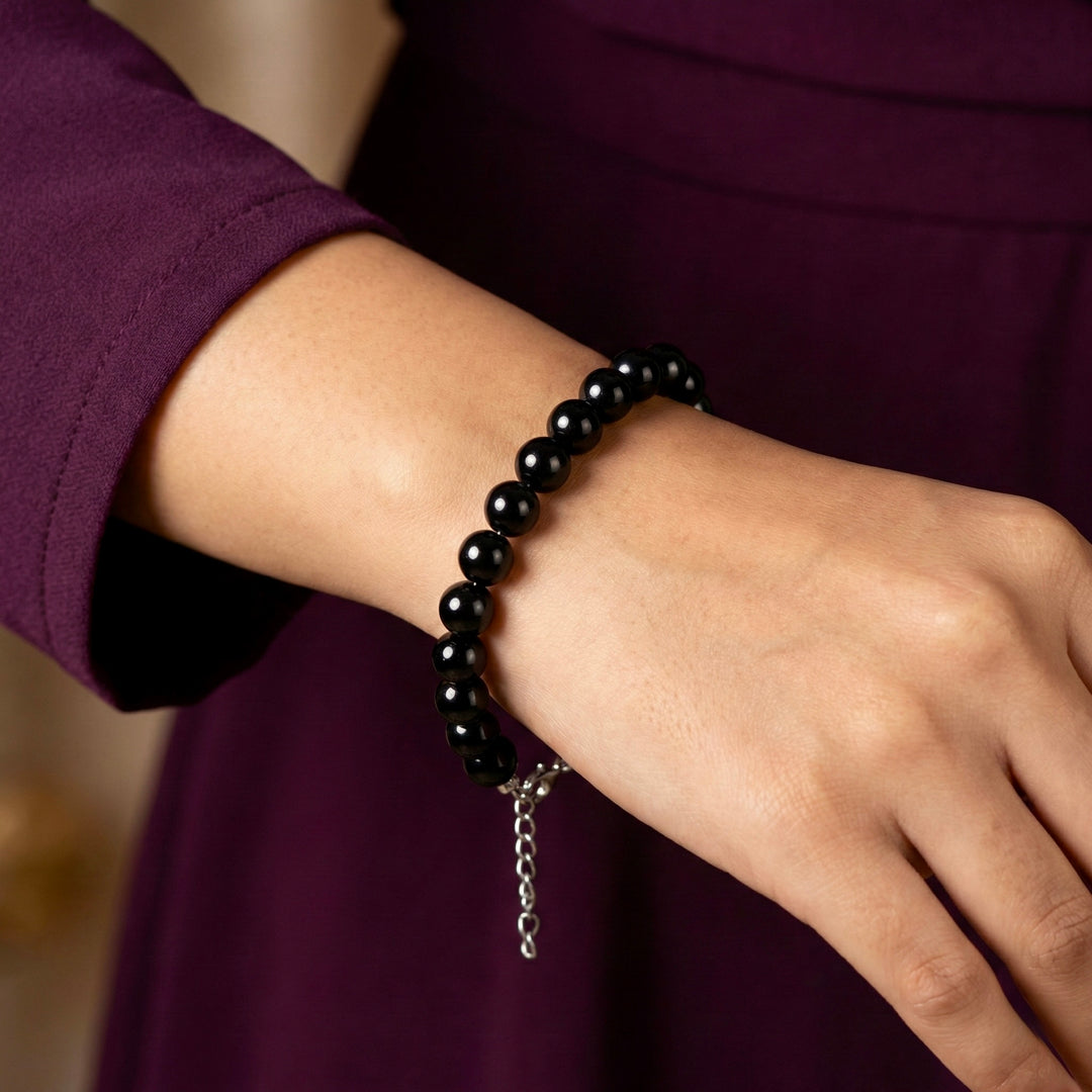 Silent Force: Black Onyx Crystal Bracelet