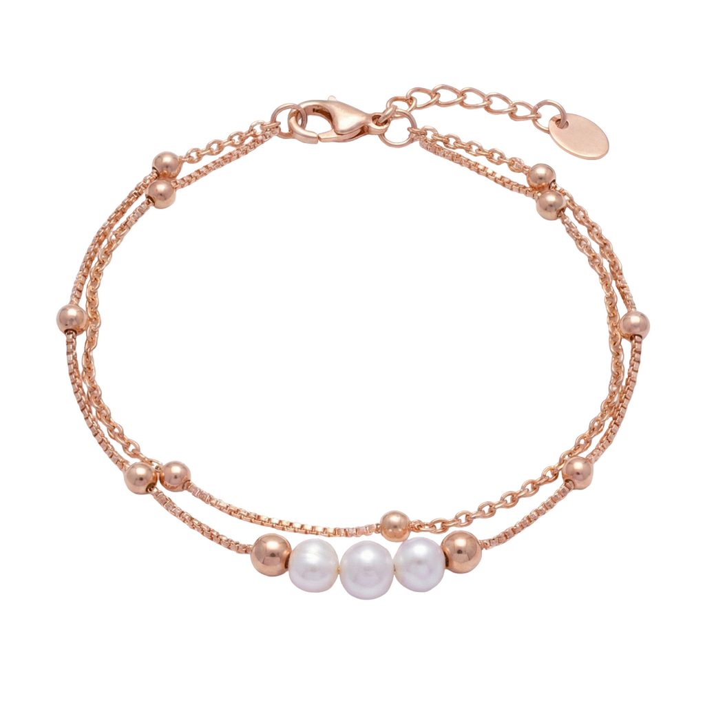 Sleek Rose Gold Bracelet