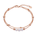 Sleek Rose Gold Bracelet