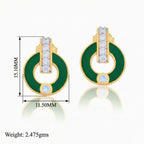 Harmony in Green Earrings