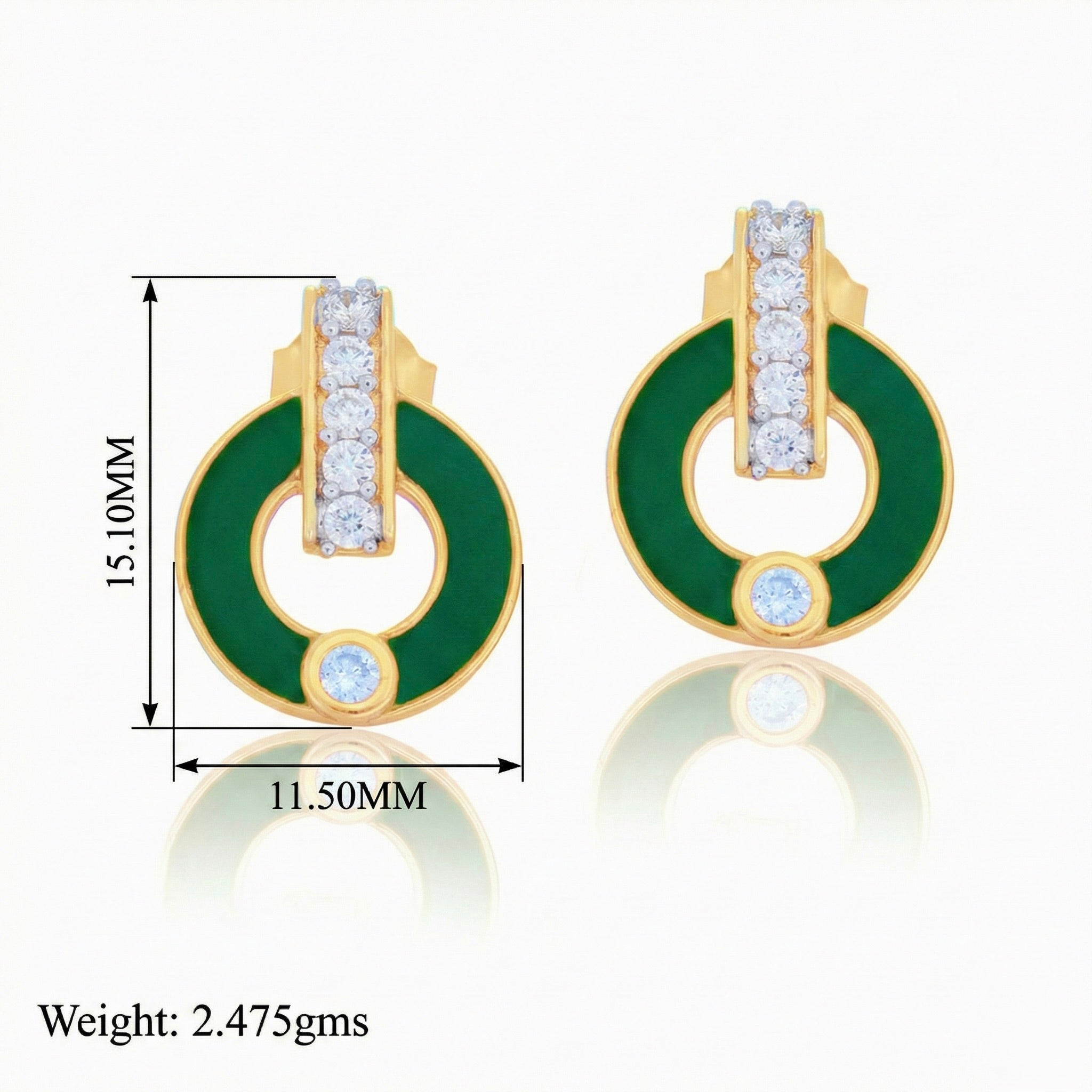 Harmony in Green Earrings