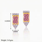 Blushing Rose Elegance Earrings