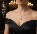 Triple Heartbeat Crescendo Necklace For Women