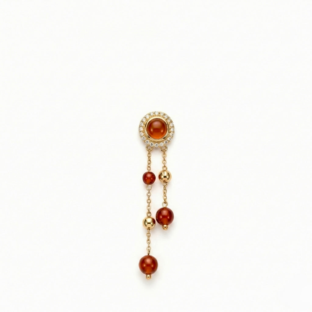 Scarlet Dreams: Red Onyx Pendant