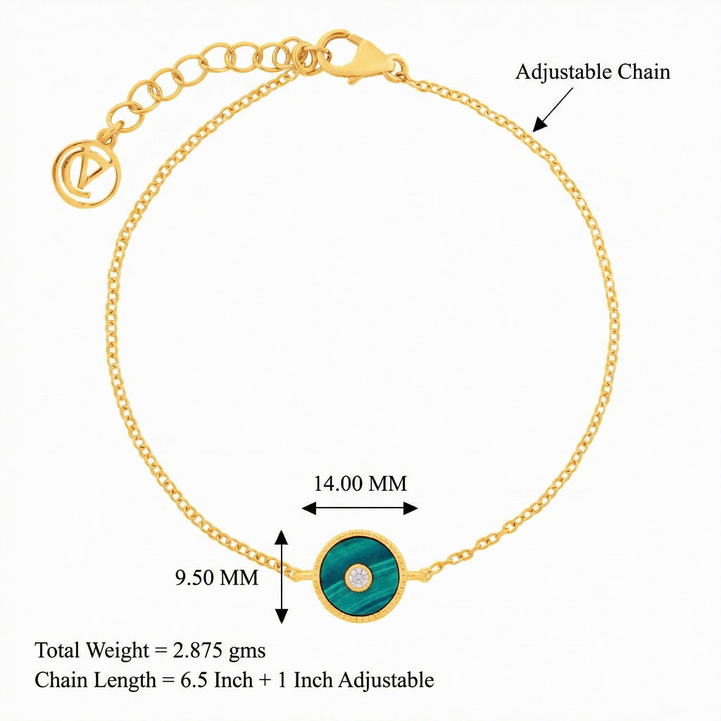 Lush: Malachite Bracelet