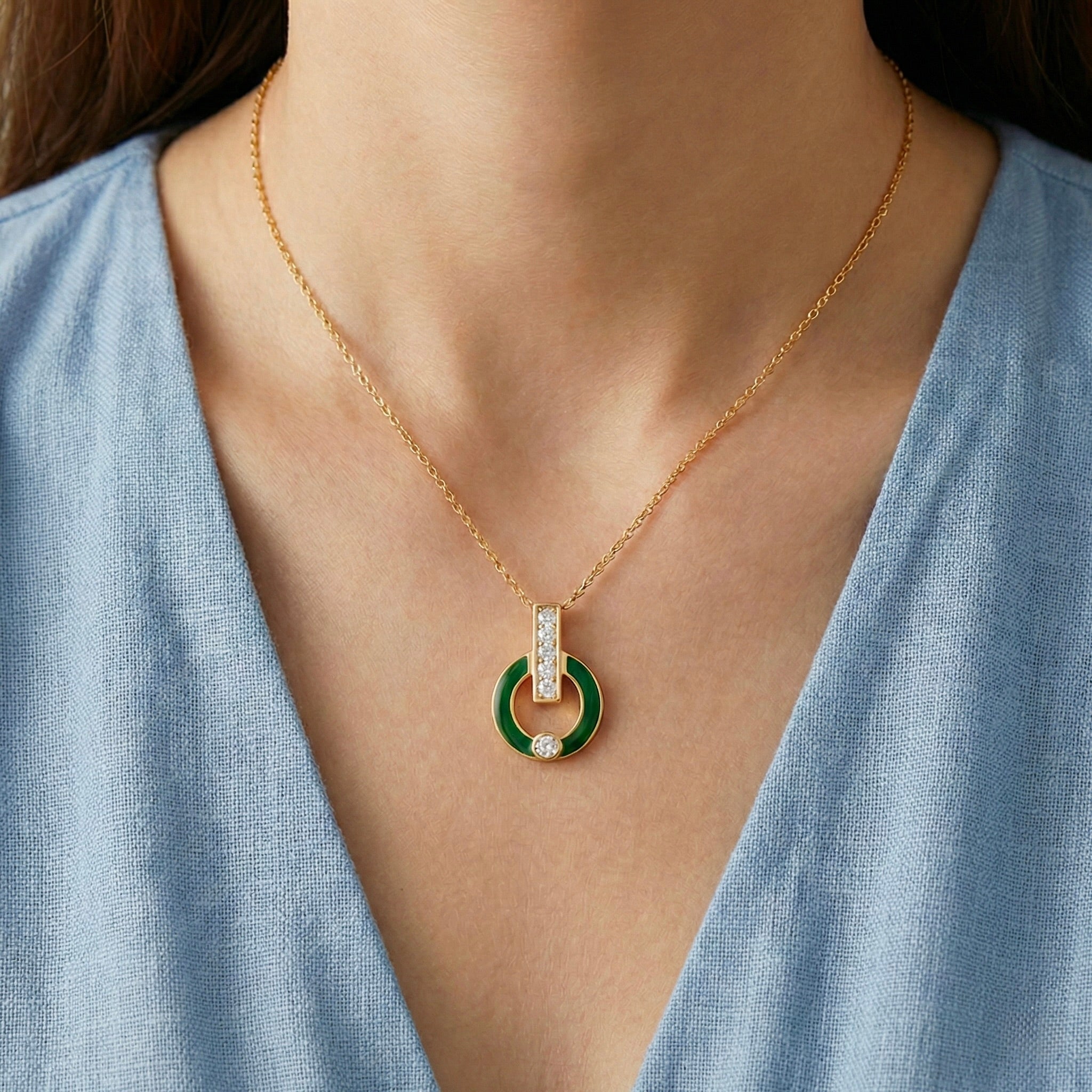 Harmony in Green Pendant