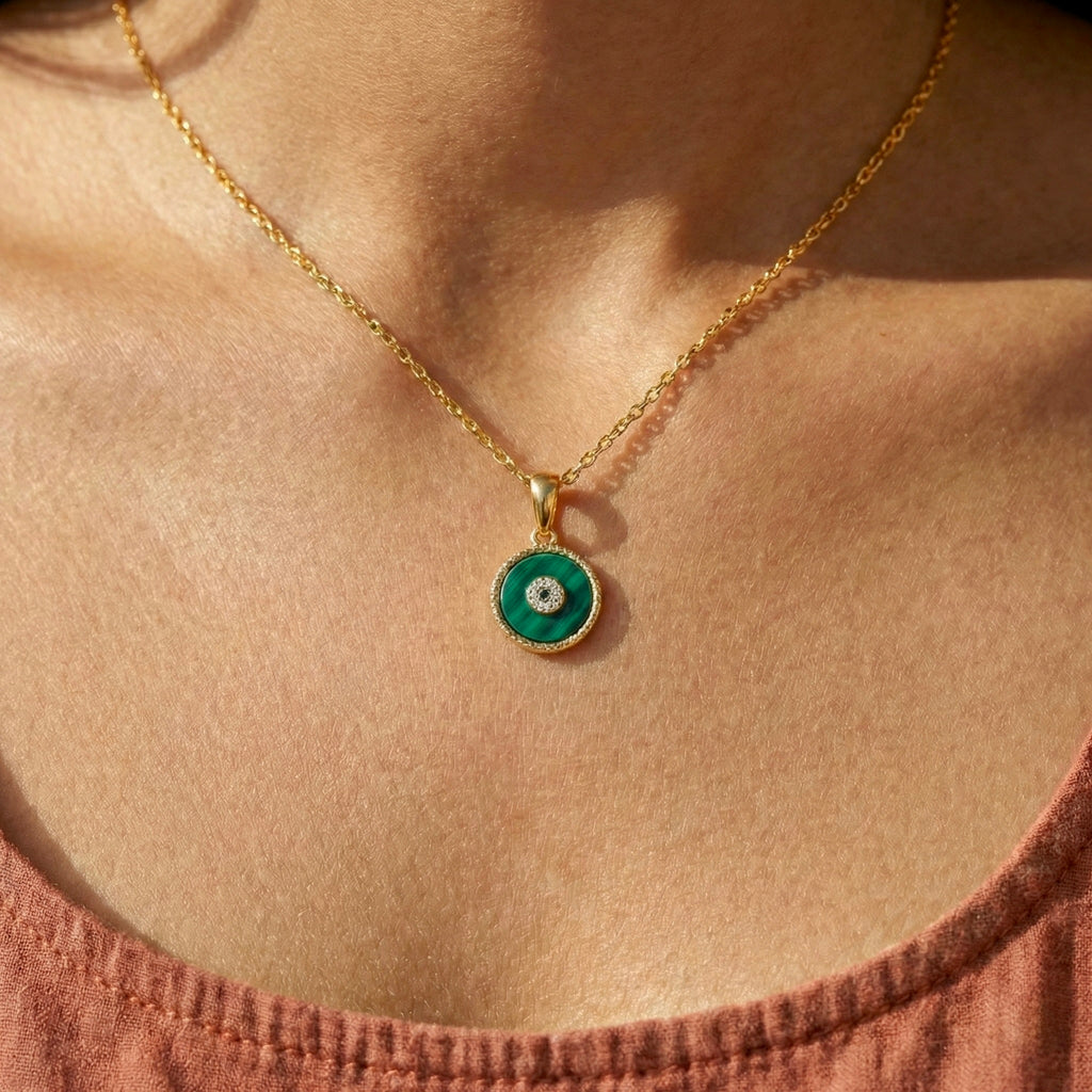 Lush: Malachite Pendant