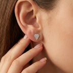 Rose Gold Motif Earring