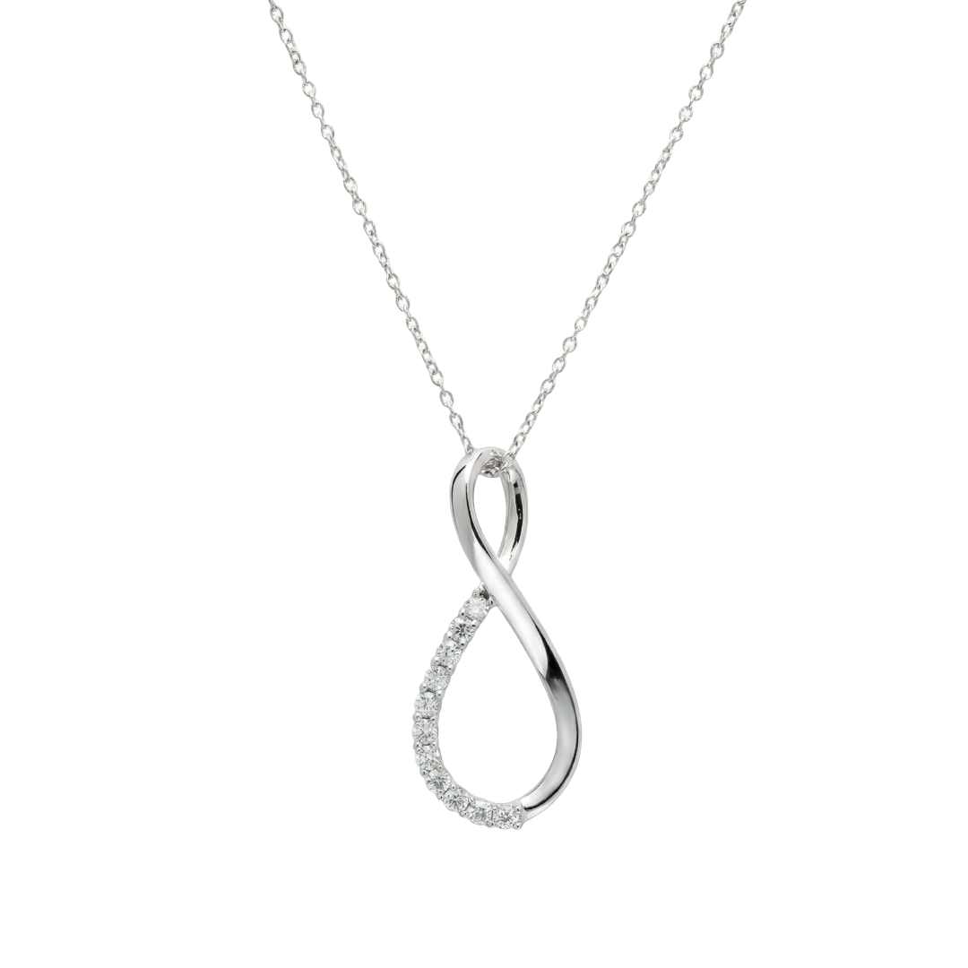 Infinity Twirl Necklace