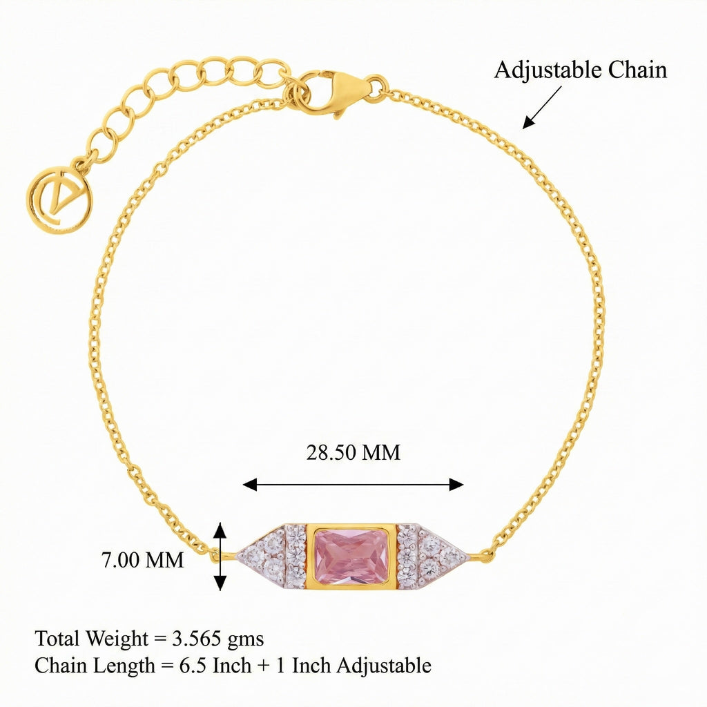 Blushing Rose Elegance Bracelet