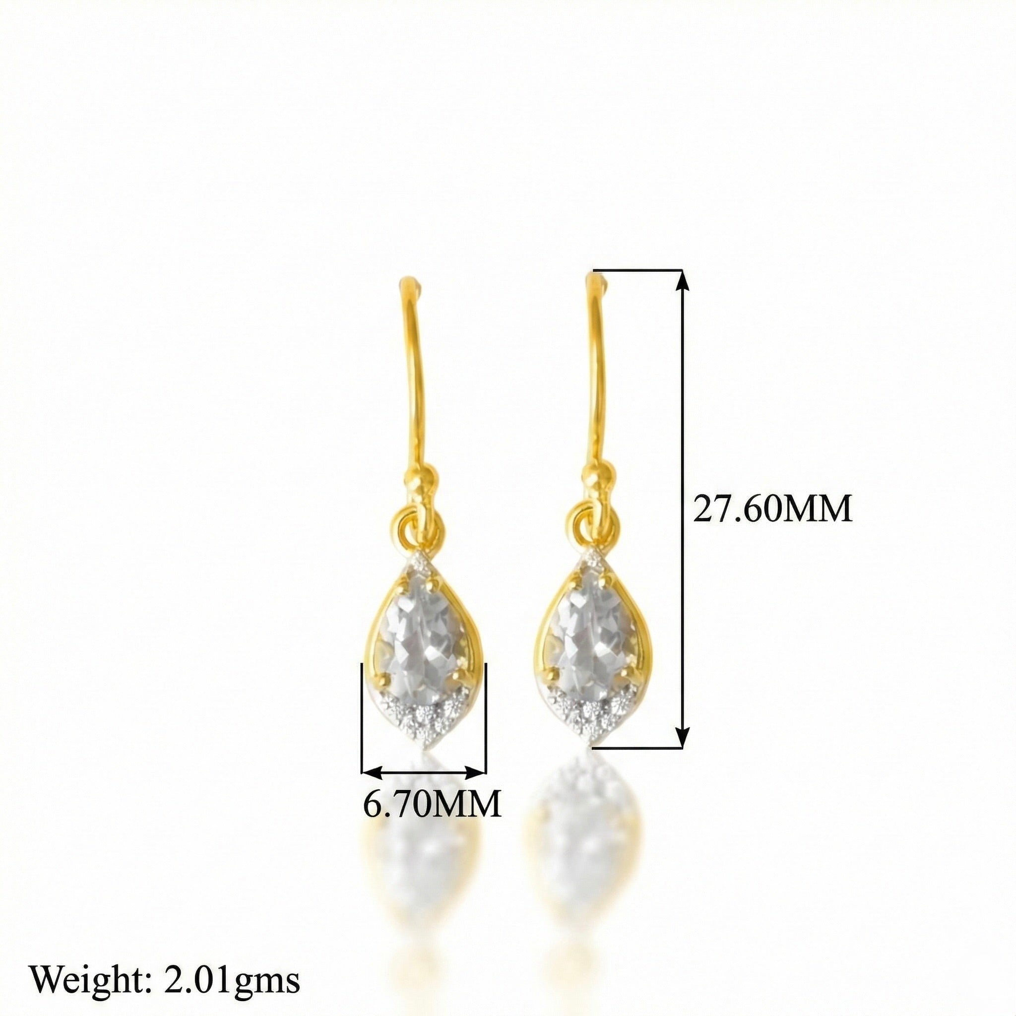 Radiant Reverie: Green Amethyst Earrings