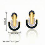 Shielded U-Curve Jewelry Set with Chain