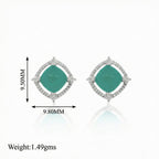 Sugar Loaf: Green Onyx Jewelry Set with Chain