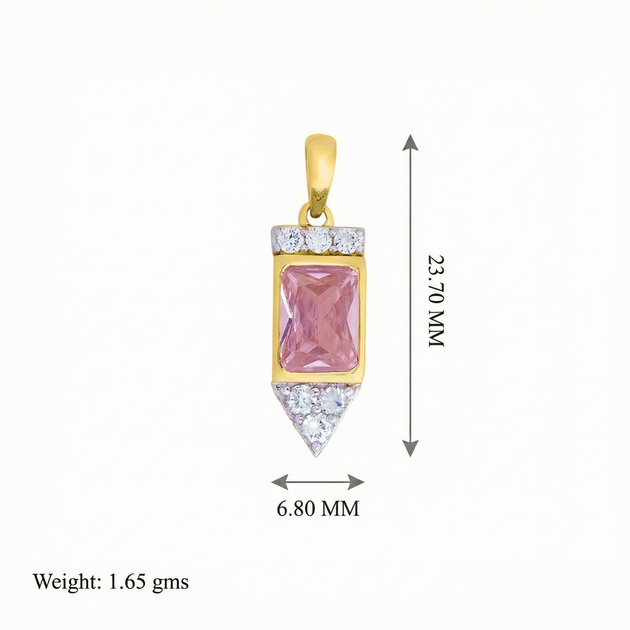 Blushing Rose Elegance Pendant