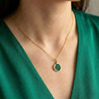 Royal Crescent: Malachite Pendant