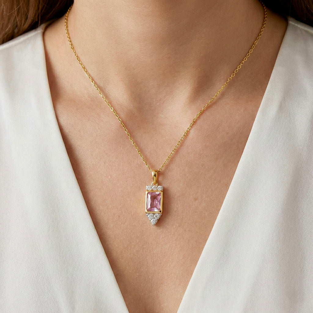 Blushing Rose Elegance Pendant