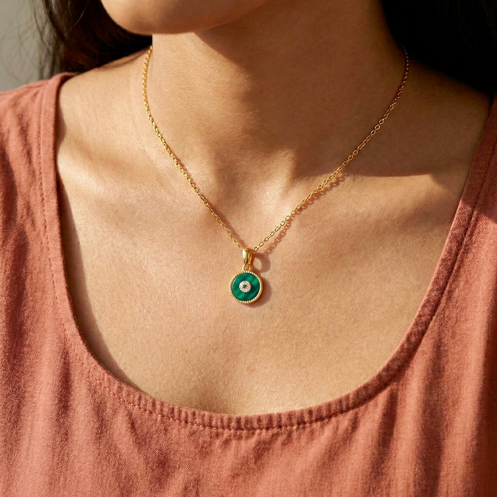 Lush: Malachite Pendant