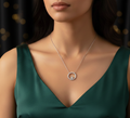 Orbit Spark Serenity Necklace For Women
