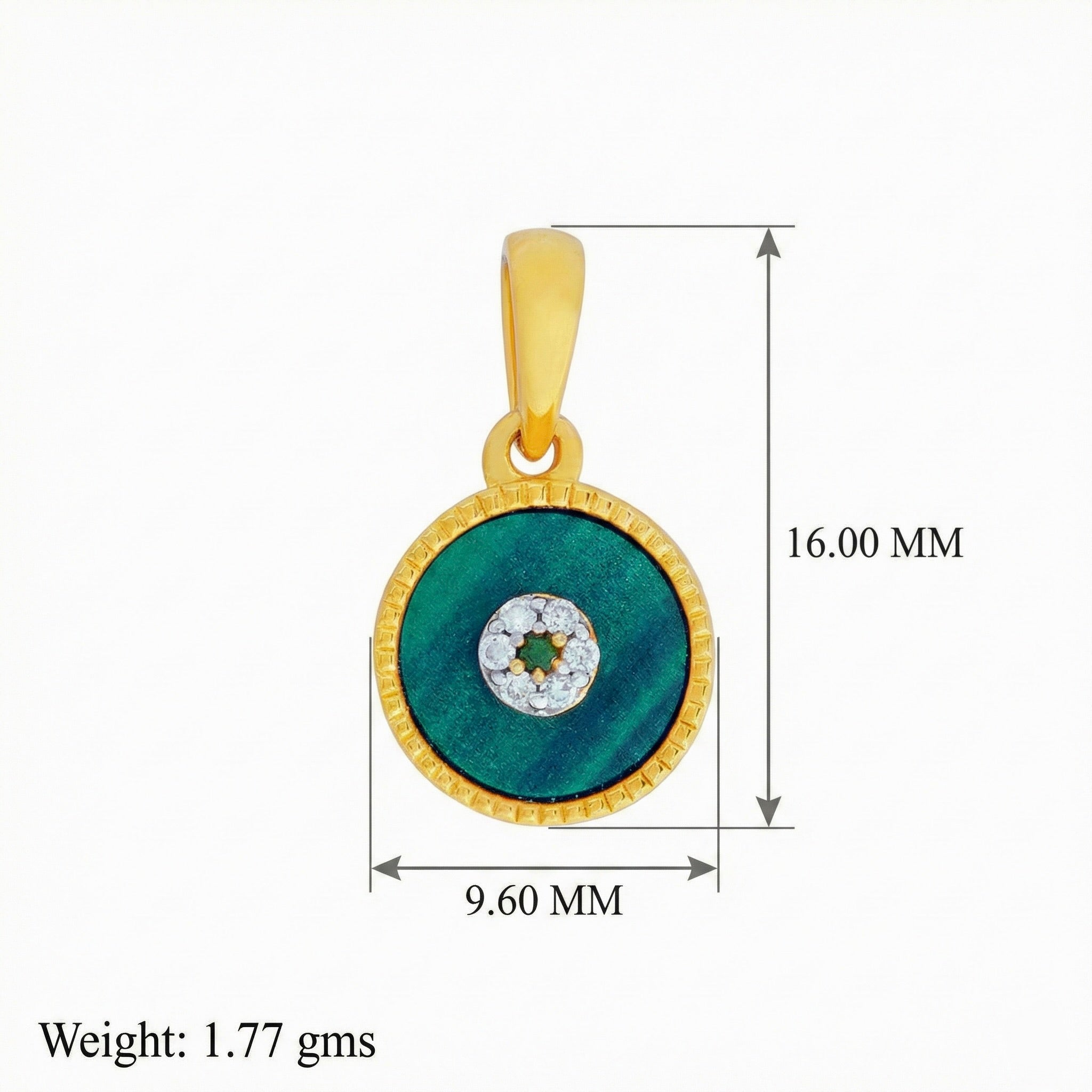 Lush: Malachite Pendant