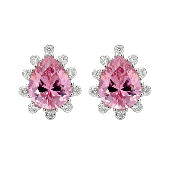 Rosy Sparkling Reflections Earrings