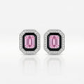 Pink Dreamscape Stud Earrings