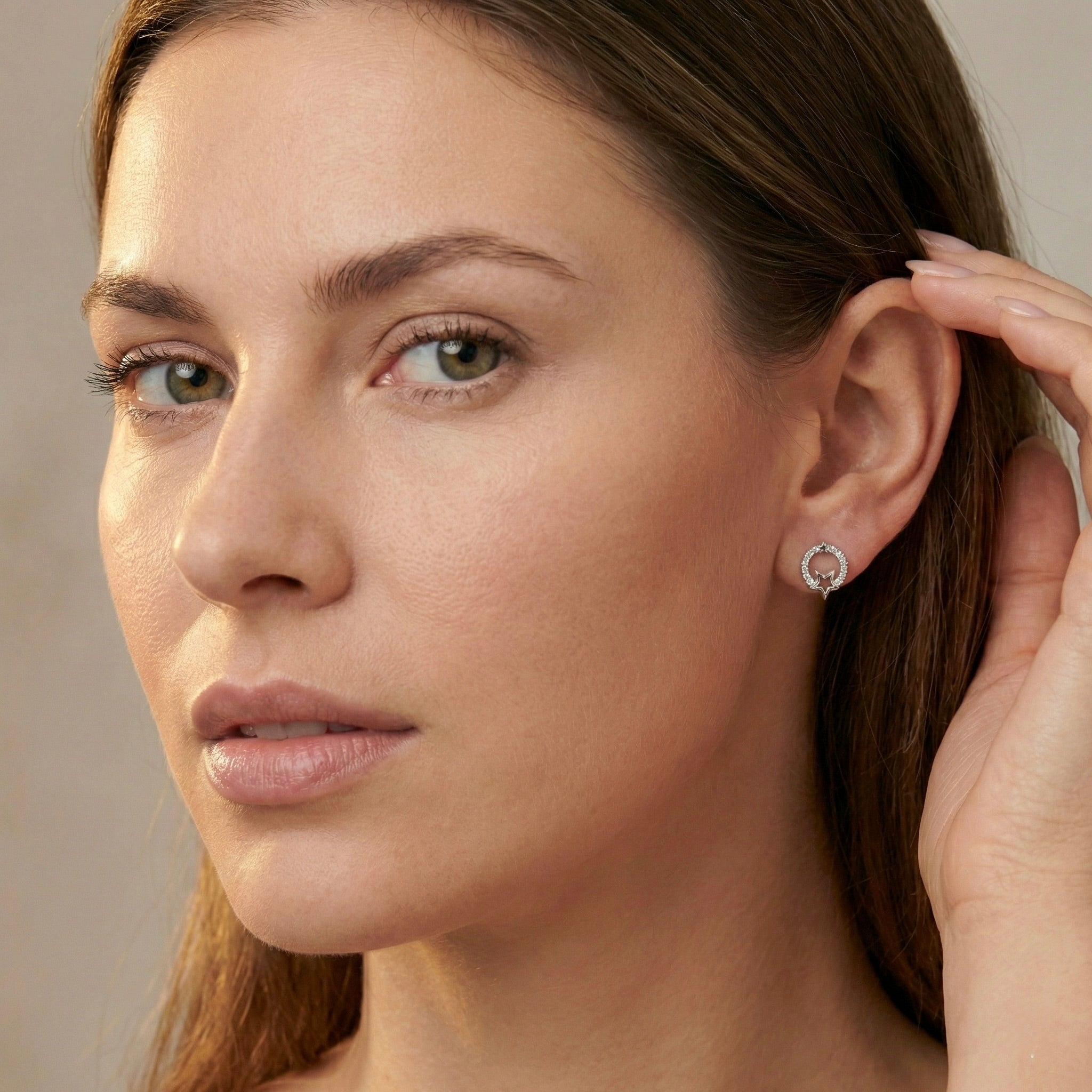 Crystal Star Earrings