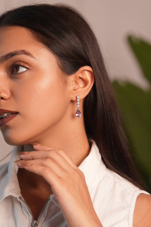 Ethereal: Purple Amethyst Earrings