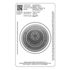A Silver Coin featuring Lord Ganesha with 999.9 Purity of 50 gm.