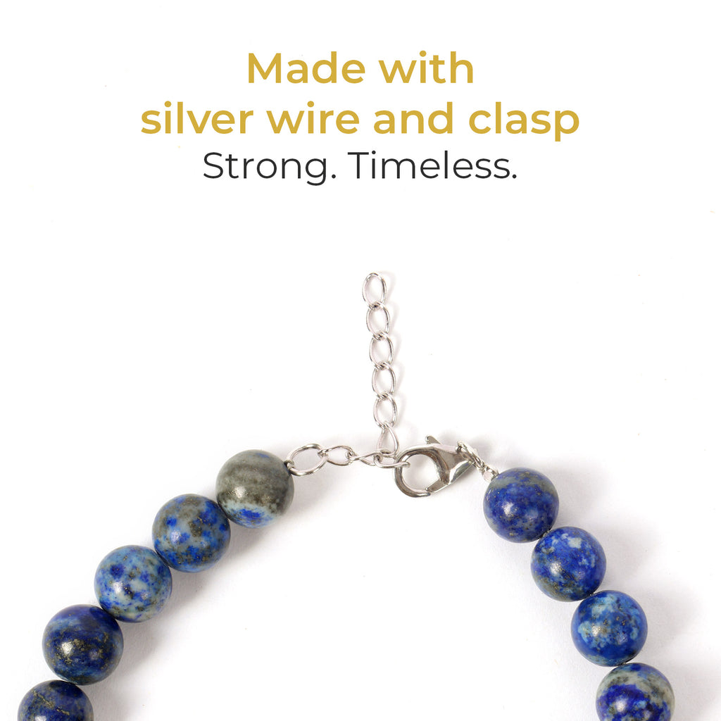 Skystone: Lapis Lazuli Crystal Bracelet