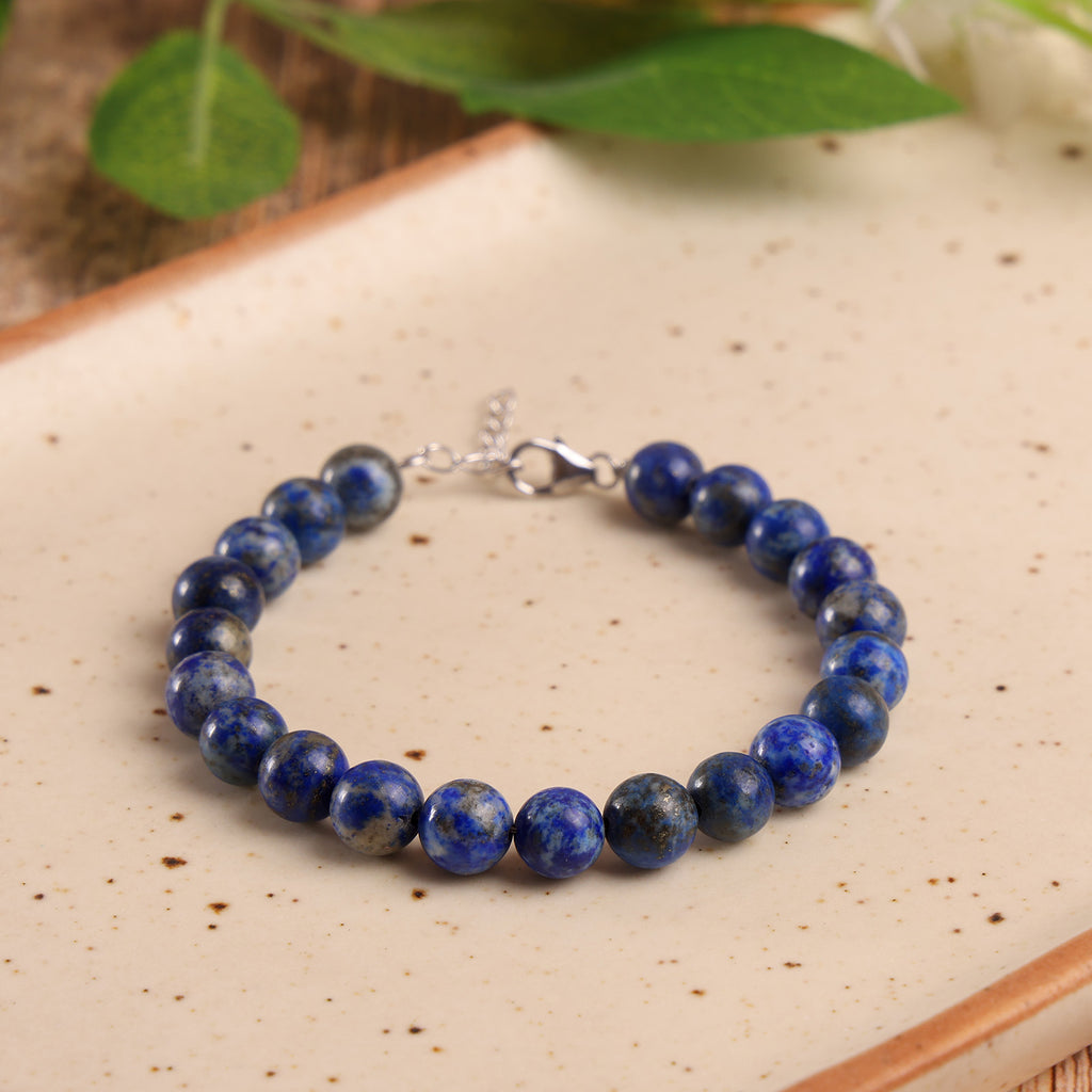 Skystone: Lapis Lazuli Crystal Bracelet