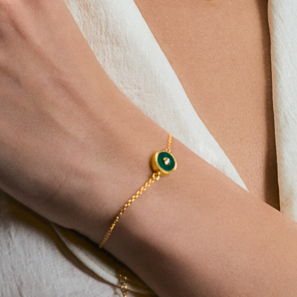 Lush: Malachite Bracelet