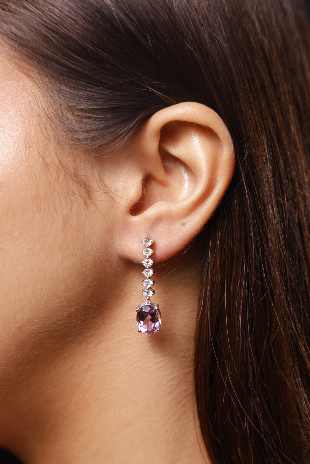 Lyric: Purple Amethyst Earrings