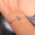 Sugar Loaf: Green Onyx Bracelet