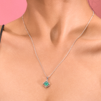 Sugar Loaf: Green Onyx Pendant