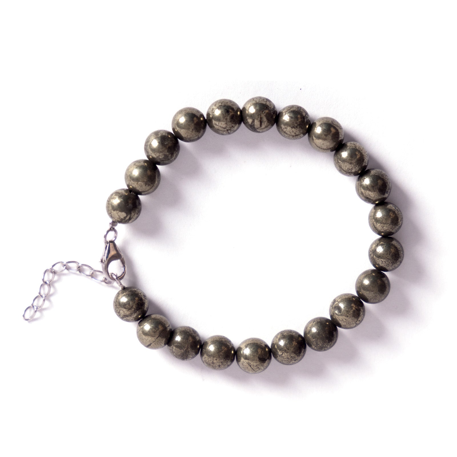 Power Within: Pyrite Crystal Bracelet