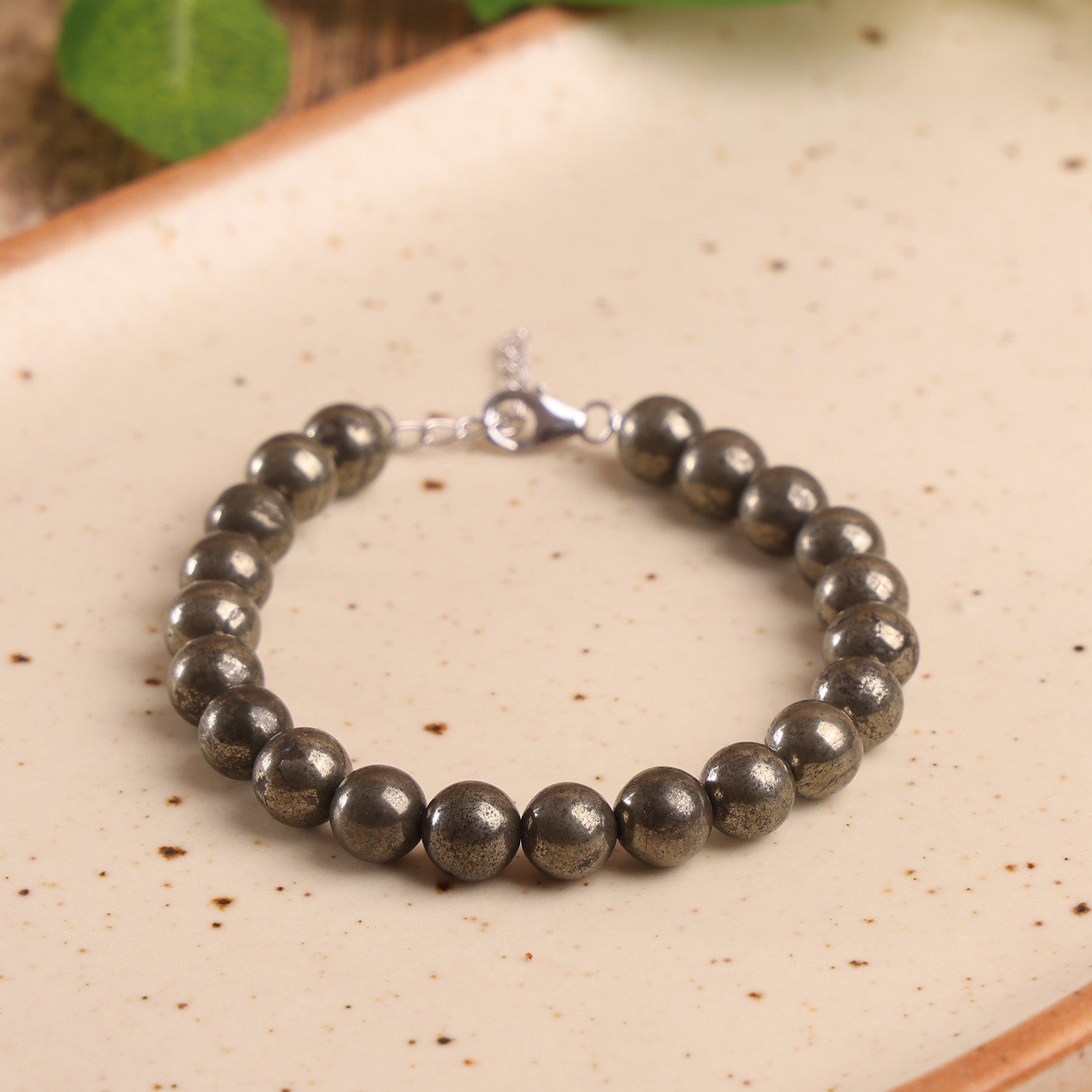Power Within: Pyrite Crystal Bracelet