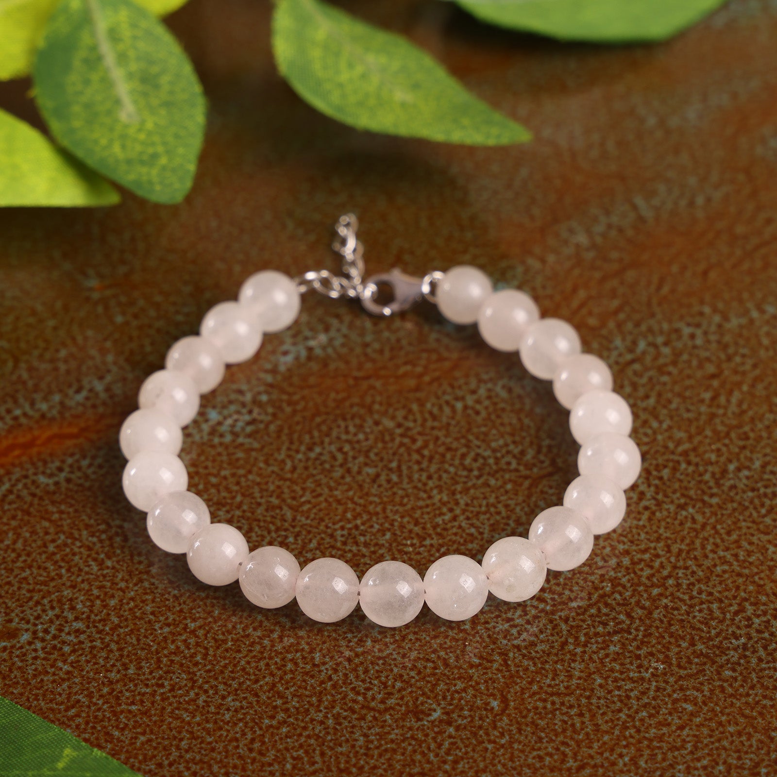 Heartlight: Rose Quartz Crystal Bracelet
