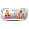 Stylized Lakshmi Ganesha (999.9) 50 gm Silver Bar