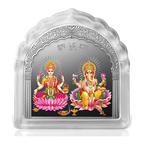 A 100 gm Silver Bar featuring Sukh Samridhi with 999.9 Purity.