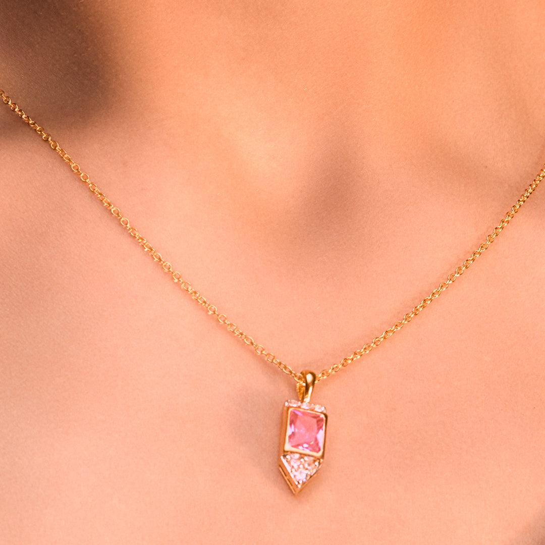 Blushing Rose Elegance Pendant