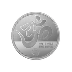 An image containing Ganesh Lakshmi ji 999.9 Purity 10 gm Silver Coin.