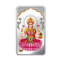 An image containing Laxmi Colored (999.9) Purity 20 gm Silver Bar.
