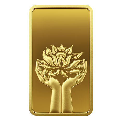 Lotus 24K (999.9) 2 gm Gold Bar