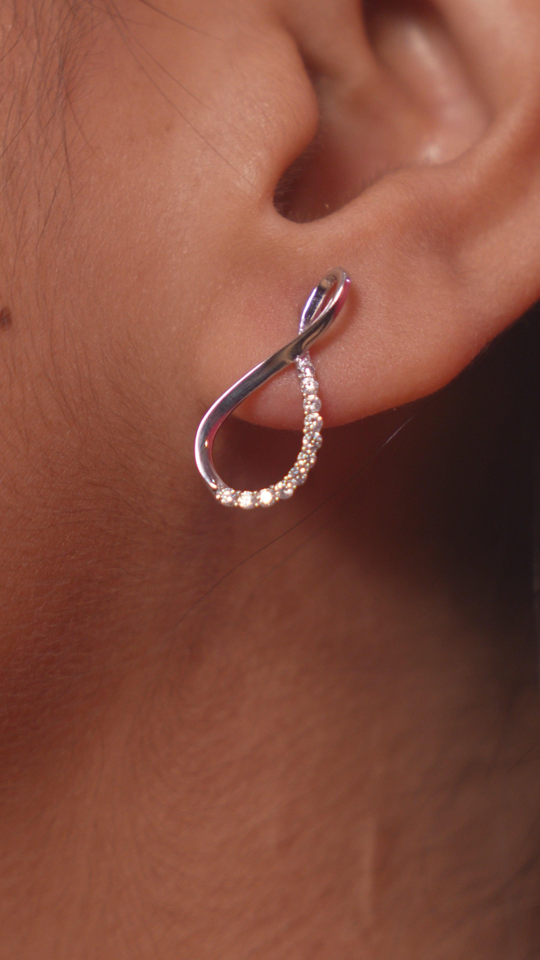 Infinity Twirl Earrings