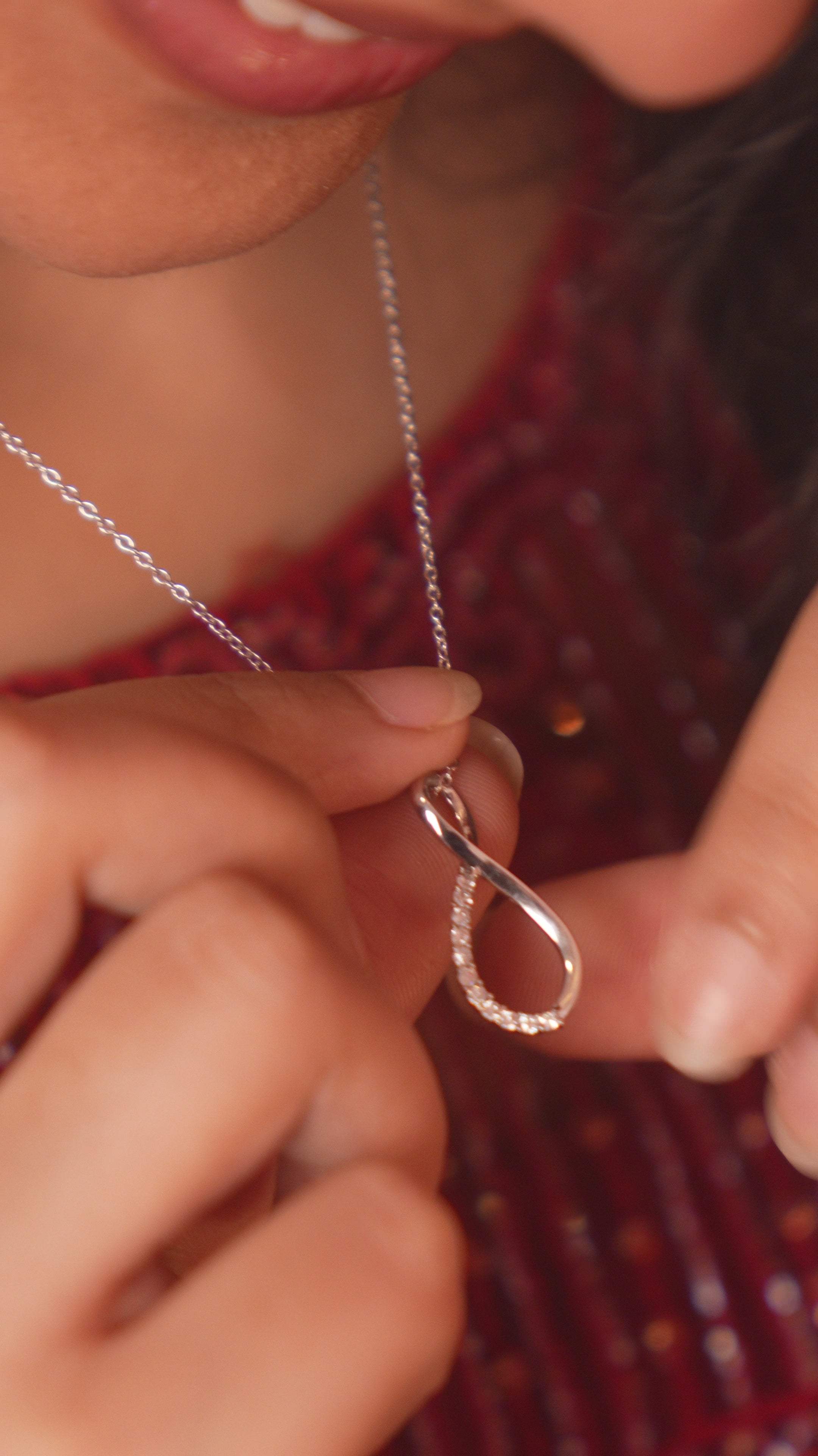 Infinity Twirl Necklace