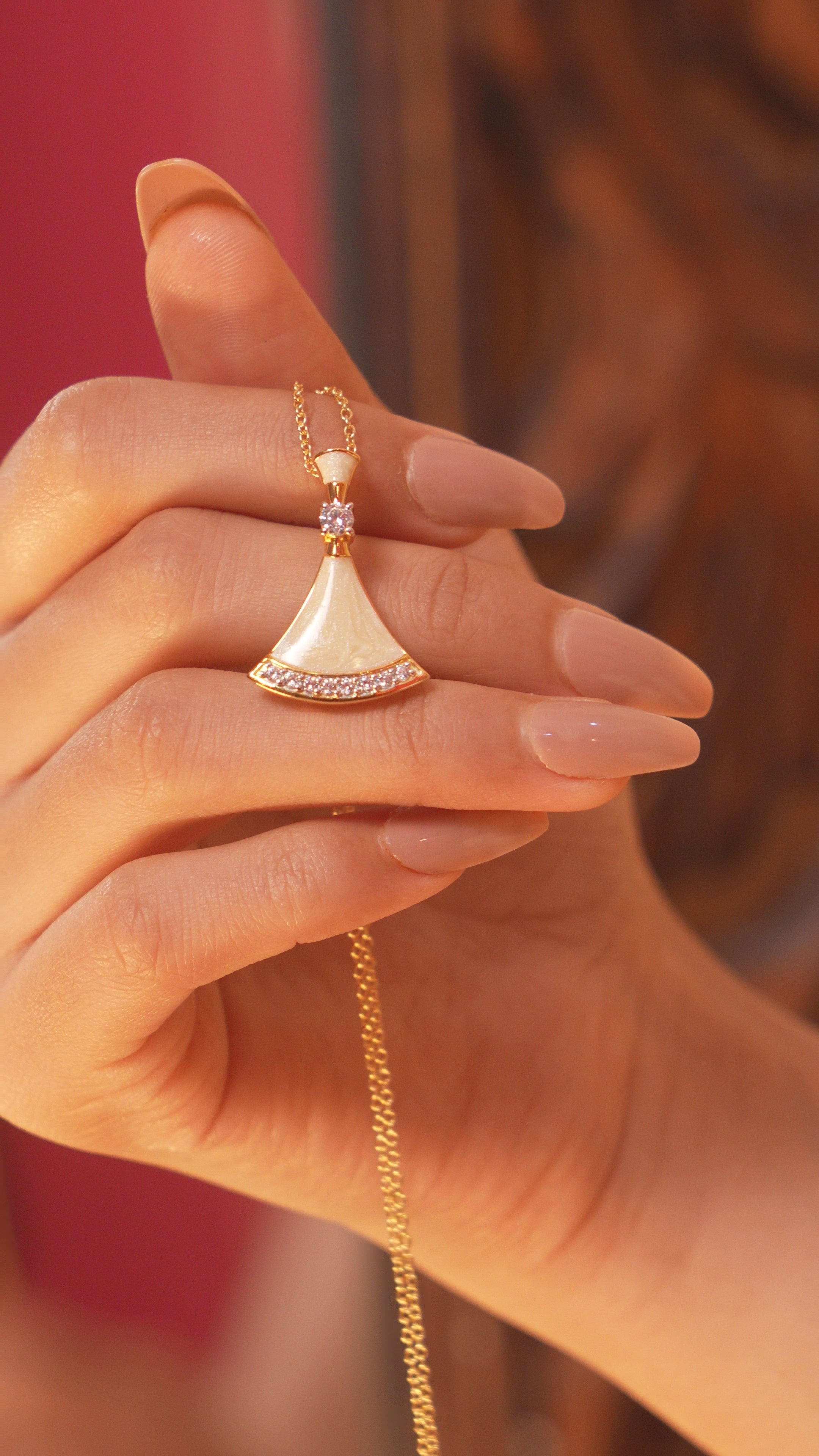 Ocean's Opulence Jewelry Set with Chain