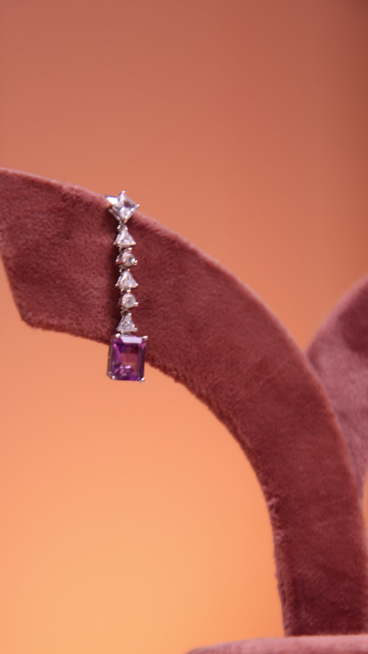 Amara: Purple Amethyst Earrings